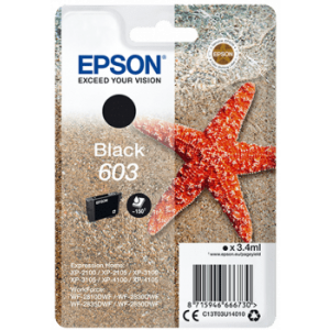 Epson 603 / C13T03U14010 Noir
