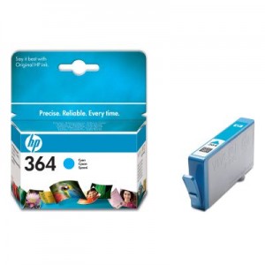 Cartouche encre HP 364 Couleur Cyan -CB318EE