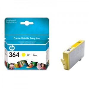 Cartouche encre HP 364 Couleur Jaune -CB320EE