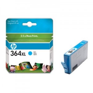 Cartouche encre HP 364XL Couleur Cyan -CB323EE