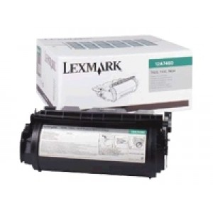 Cartouche Laser Lexmark Noire 12A7460 pour T630 X630 