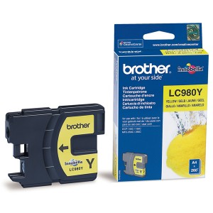 Cartouche encre Brother LC980Y jaune