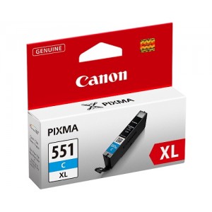 Cartouche encre Canon CLI-551C XL Cyan 