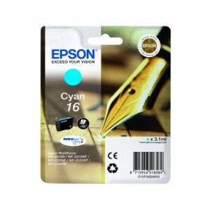 Cartouche encre Epson cyan 16 - T1622