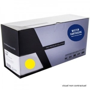 Toner Lexmark compatible 71B0H40 jaune pour Laser