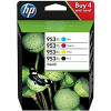 HP 953XL pack de 4 cartouches origine d'encre noire_cyan_magenta_jaune 