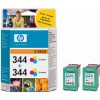 Pack 2 Cartouches encre HP C9363EE N°344 Couleur 