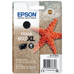 Epson 603 XL / C13T03A14010 Noir