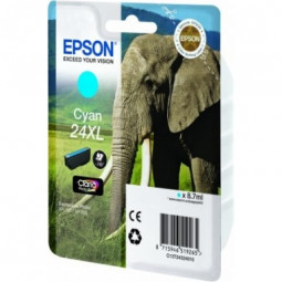Cartouche encre Epson Cyan 24XL Elephant